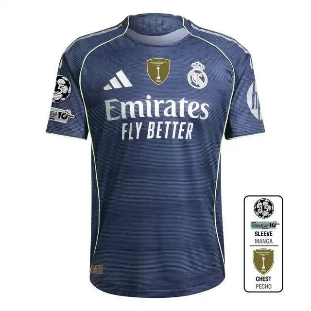 Player Version Real Madrid Away Soccer Jersey 2025/26 Top Koszulki Pilka Sklep