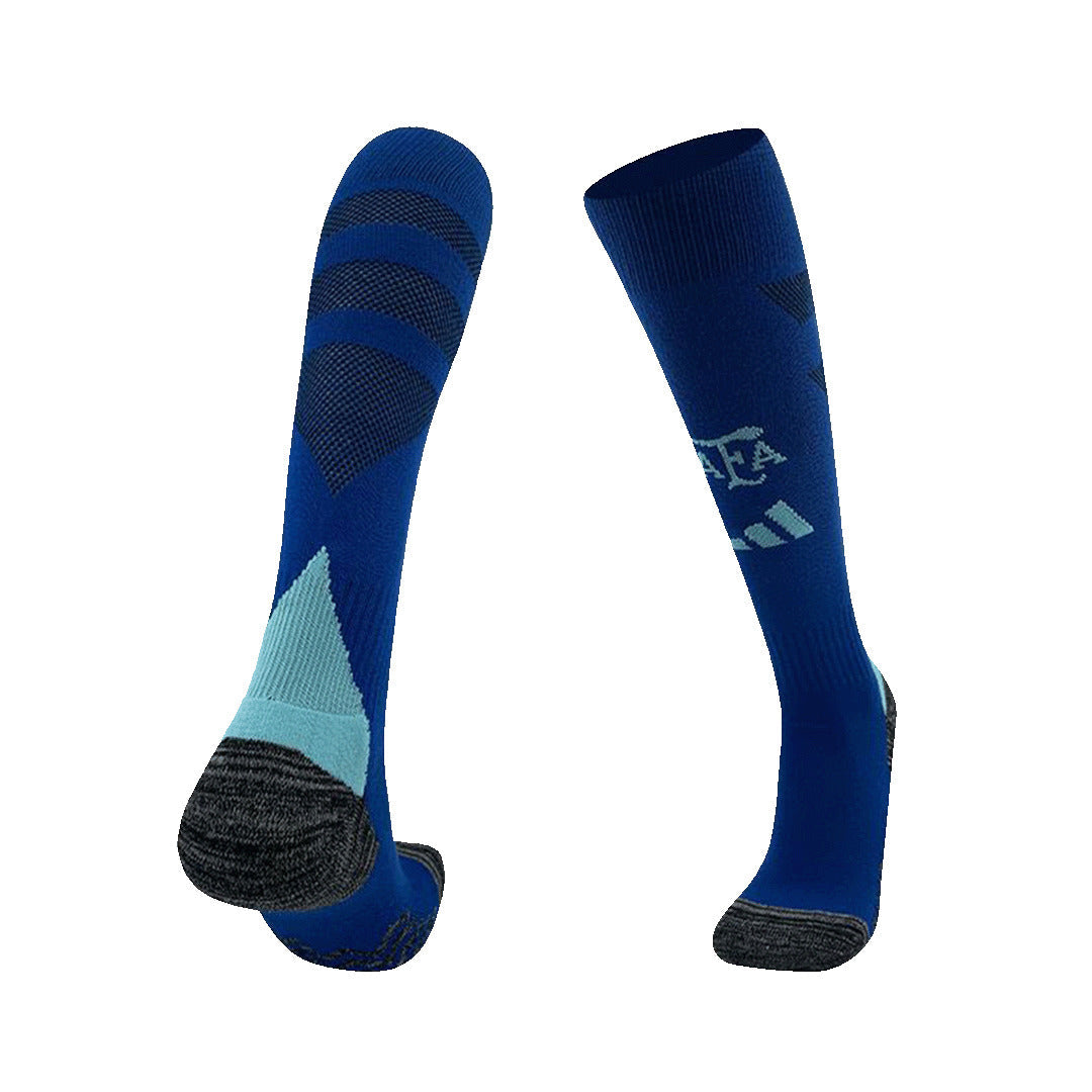 Argentina Away Soccer Socks Copa América 2024 For Adults Top Koszulki Pilka Sklep