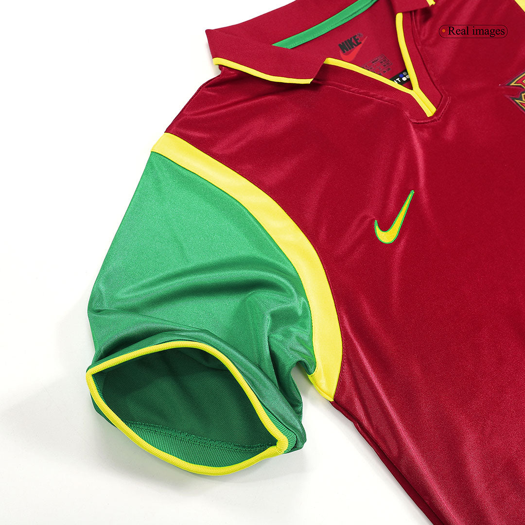 Portugal Domowa Retro Piłkarska Koszulka 1999 Top Koszulki Pilka Sklep
