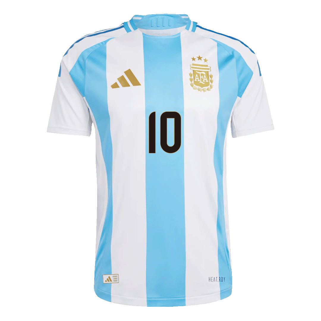 Argentina MESSI #10 Home Match Jersey Copa América 2024 Top Koszulki Pilka Sklep