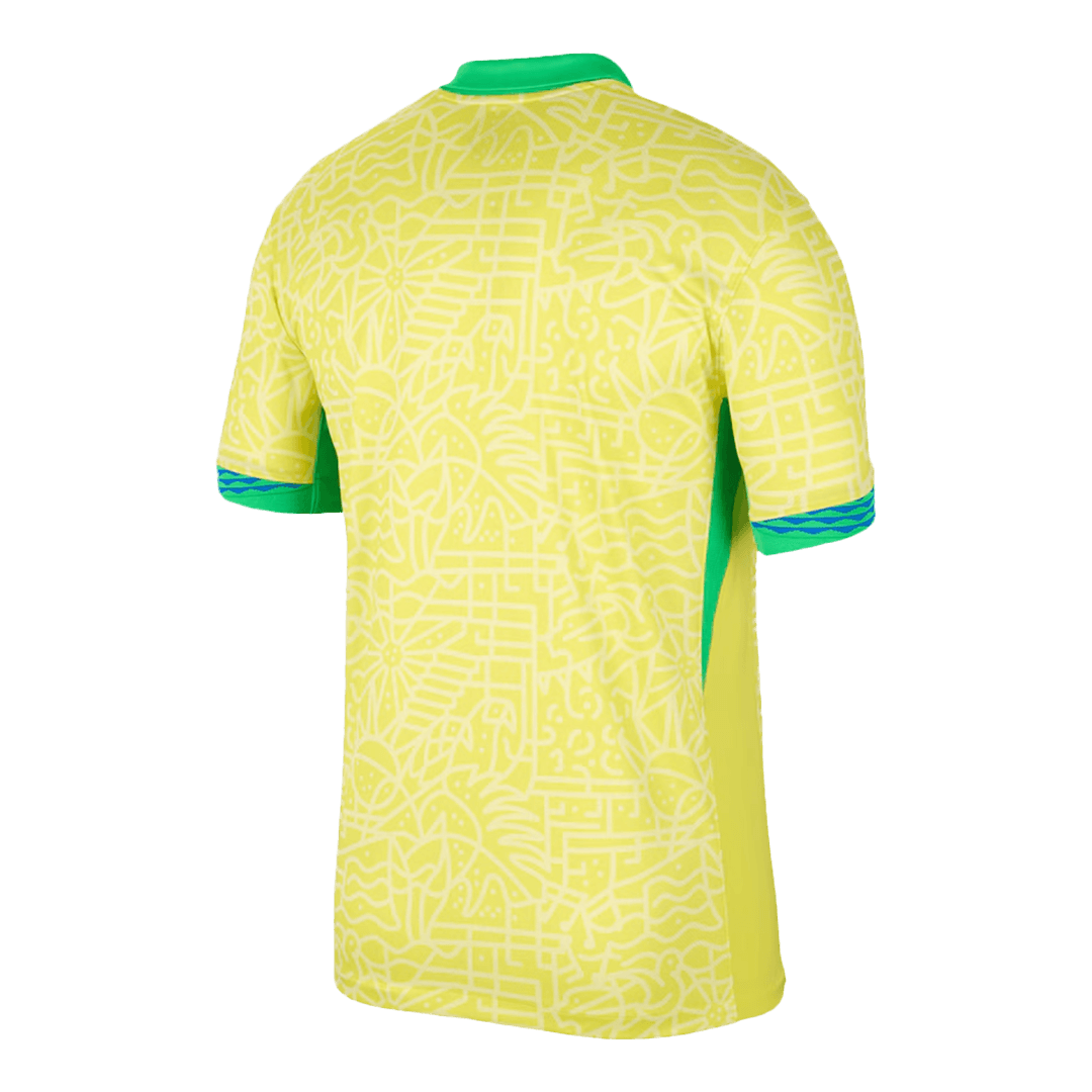 Player Version Brazil Home Soccer Jersey Copa América 2024 Top Koszulki Pilka Sklep