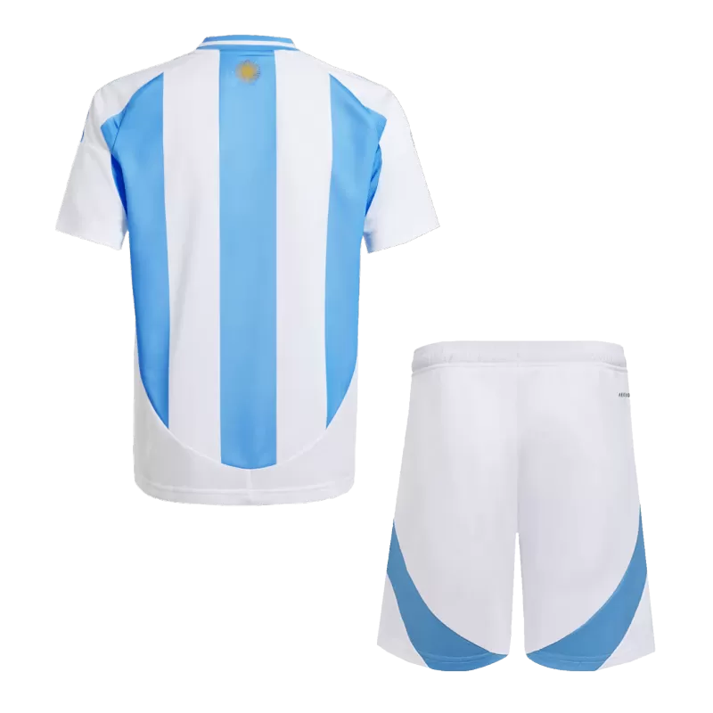 Argentina Domowe Dziecięce Koszulki Piłkarskie Zestaw Copa America 2024 Top Koszulki Pilka Sklep
