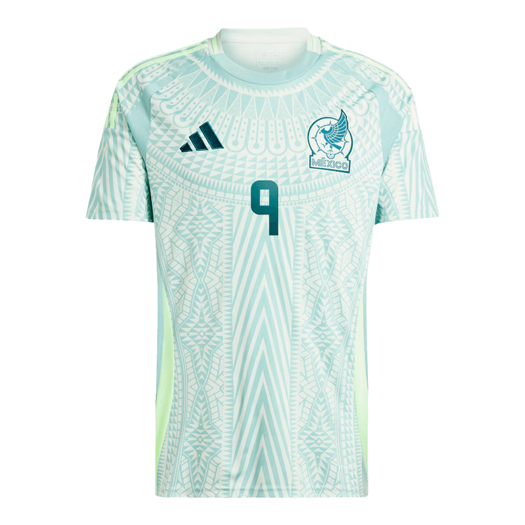 Men's Mexico RAÚL #9 Away Soccer Jersey Copa América 2024 Top Koszulki Pilka Sklep
