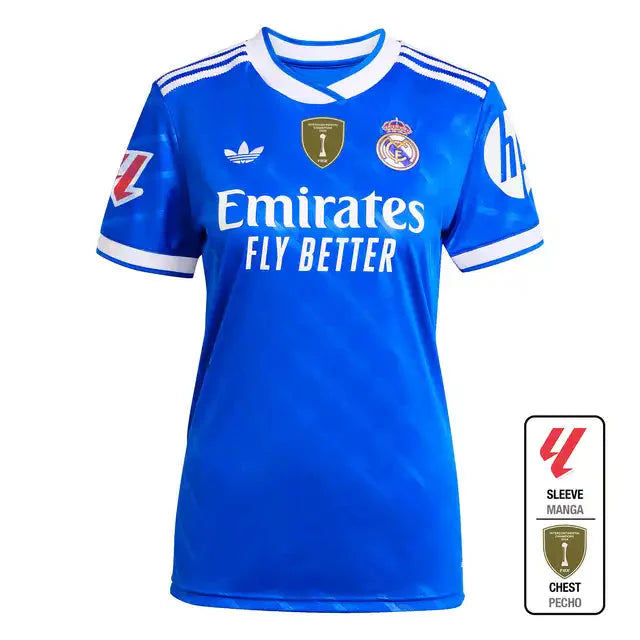 Women's Real Madrid Third Away Soccer Jersey 2025/26 Top Koszulki Pilka Sklep