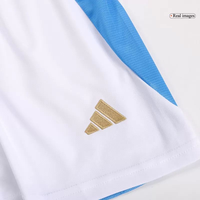 Argentina Domowe Dziecięce Koszulki Piłkarskie Zestaw Copa America 2024 Top Koszulki Pilka Sklep