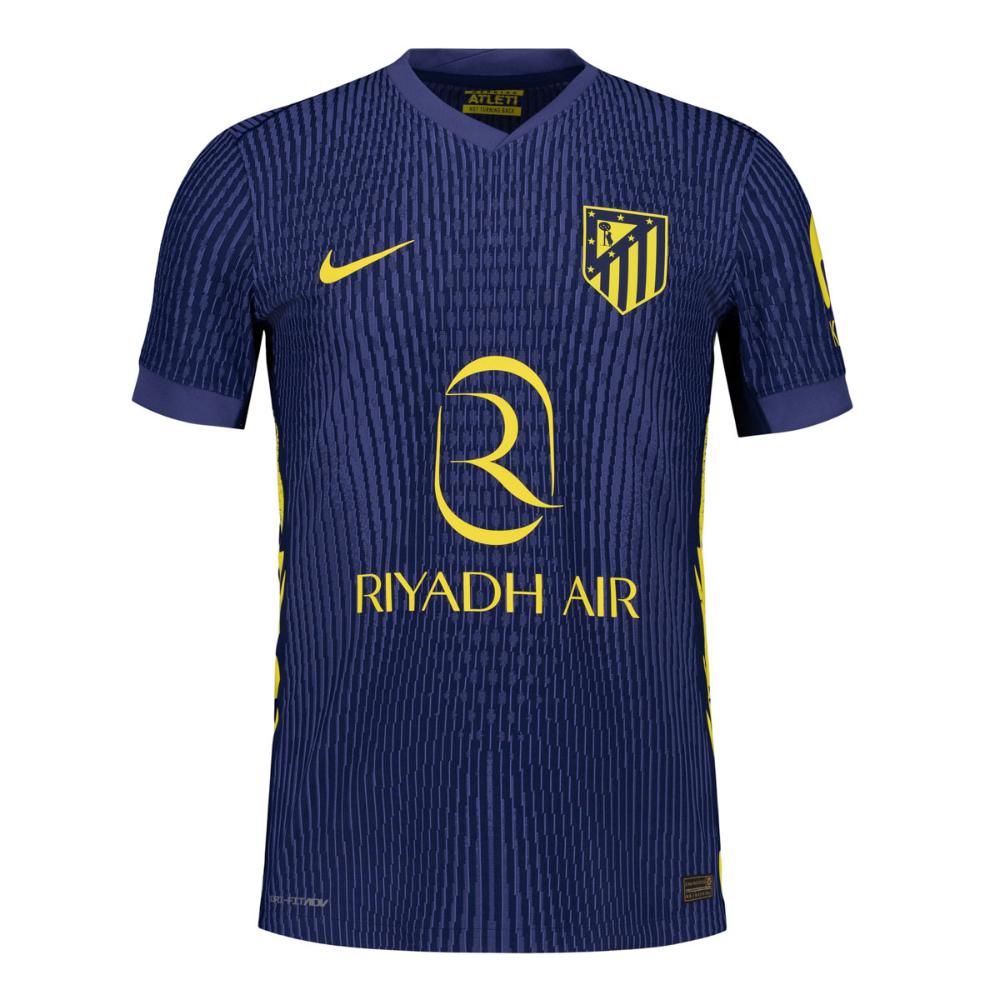 Wersja zawodnika Wyjazdowa koszulka piłkarska Atlético de Madrid 2025/26 Top Koszulki Pilka Sklep