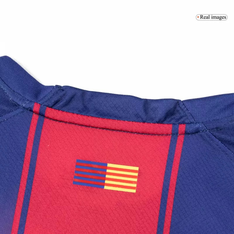 Barcelona Home Long Sleeve Soccer Jersey 2025/26 Top Koszulki Pilka Sklep