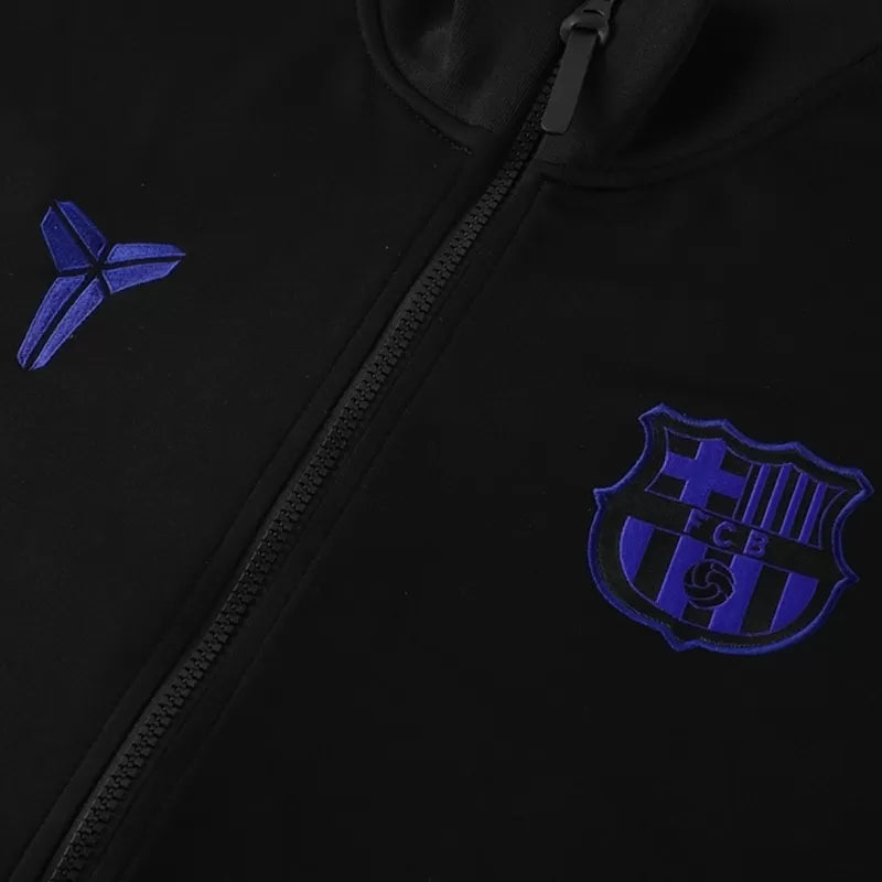 Barcelona Training Jacket 2025/26 - Black&Blue Top Koszulki Pilka Sklep