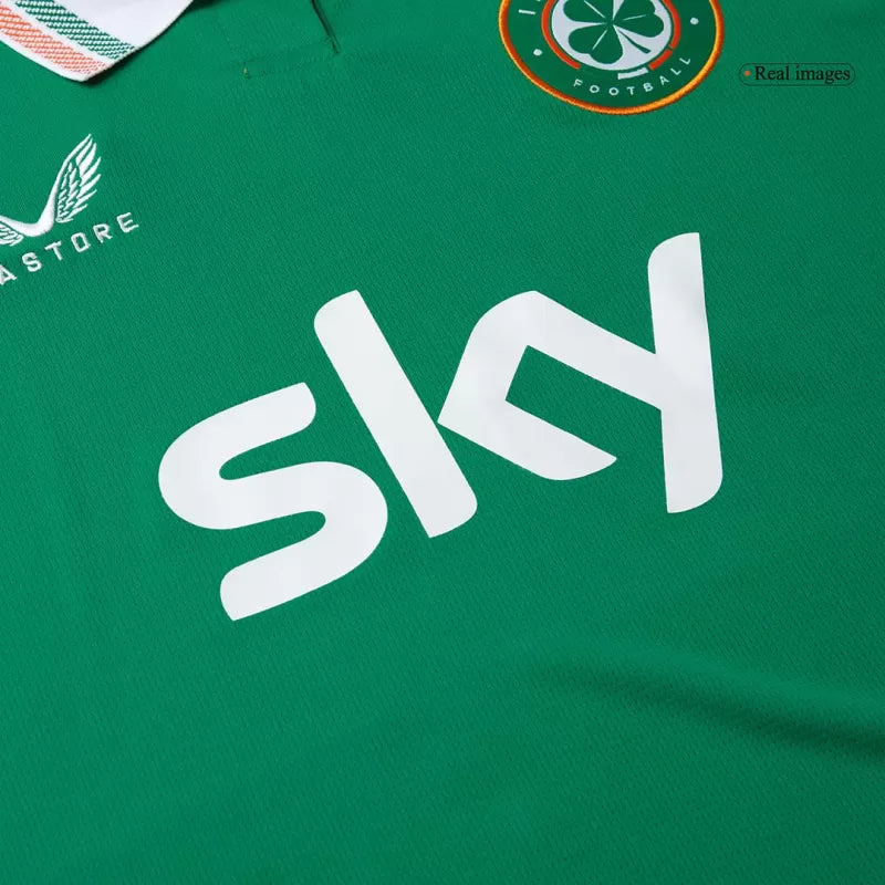 Koszulka piłkarska domowa Ireland 2025 – drużyna kobiet Top Koszulki Pilka Sklep