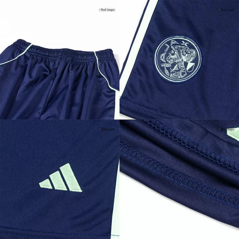 Kid's Ajax Away Soccer Jersey Kit (Jersey+Shorts) 2025/26 Top Koszulki Pilka Sklep