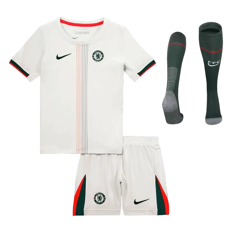 Kid's Chelsea Away Soccer Jersey Kit(Jersey+Shorts+Socks) 2025/26 Top Koszulki Pilka Sklep