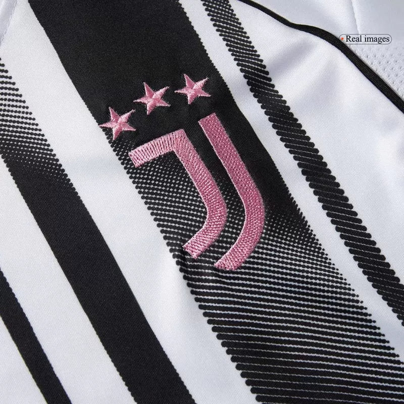 Kid's Juventus Home Soccer Jersey Kit(Jersey+Shorts+Socks) 2025/26 Top Koszulki Pilka Sklep