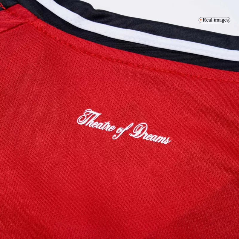 Kid's Manchester United Home Soccer Jersey Kit(Jersey+Shorts+Socks) 2025/26 Top Koszulki Pilka Sklep