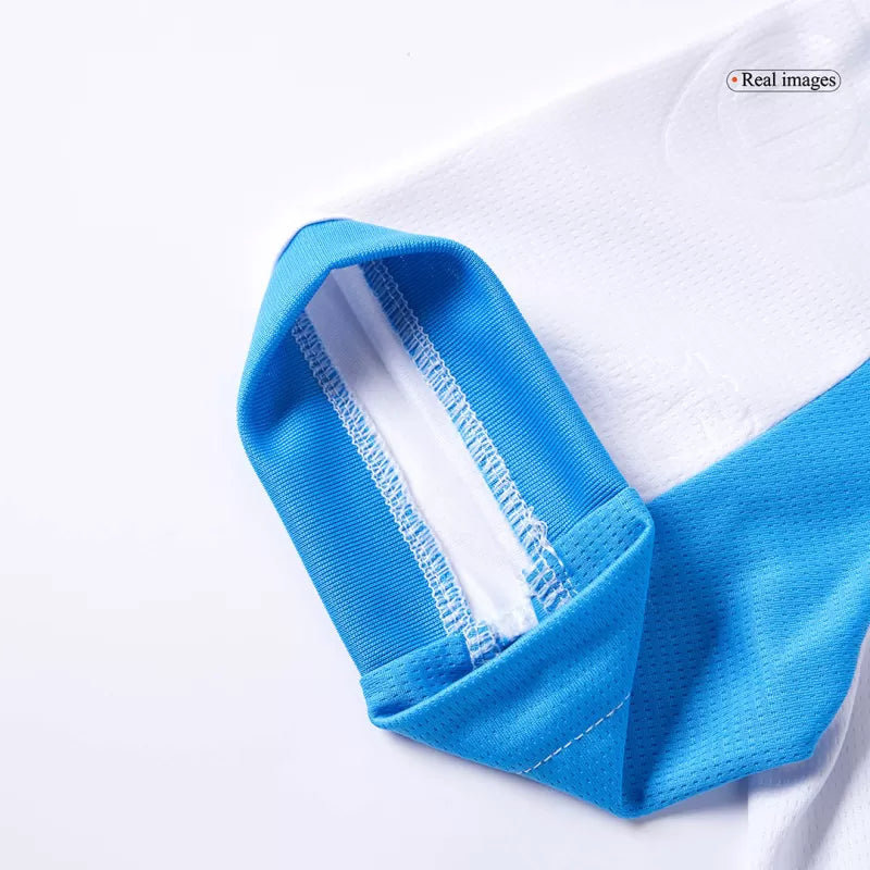 Kid's Marseille Home Soccer Jerseys Kit (Jersey+Shorts) 2025/26 Top Koszulki Pilka Sklep