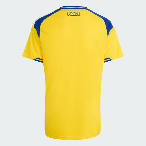 Kid's Sweden Home Soccer Jersey 2026 Top Koszulki Pilka Sklep