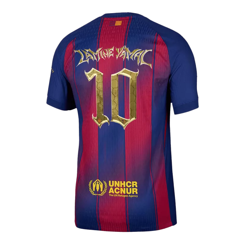 LAMINE YAMAL #10 Barcelona Home Soccer Jersey 2025/26- Kopa Trophy Edition Top Koszulki Pilka Sklep