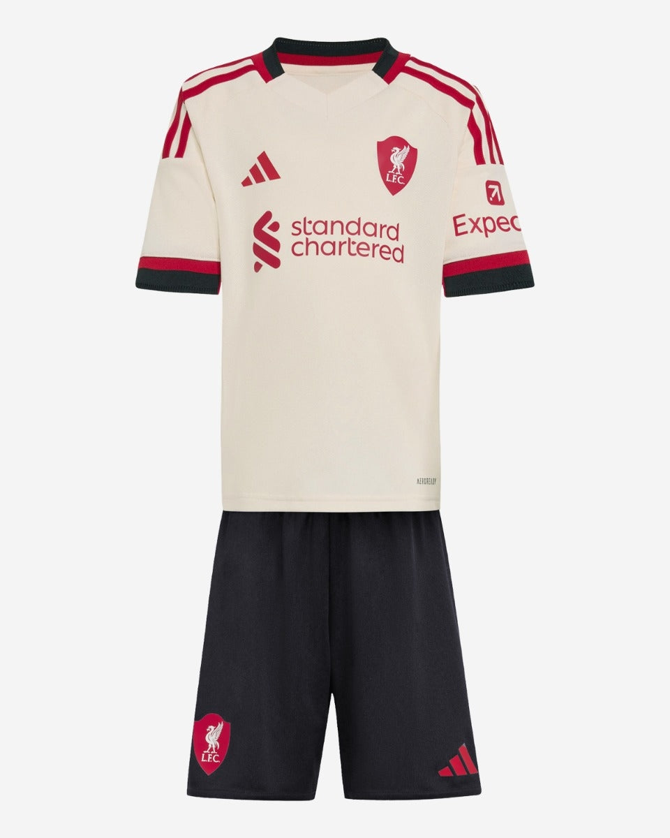 Liverpool Kids Away Soccer Jersey 2025/26 (Jersey+Shorts) Top Koszulki Pilka Sklep
