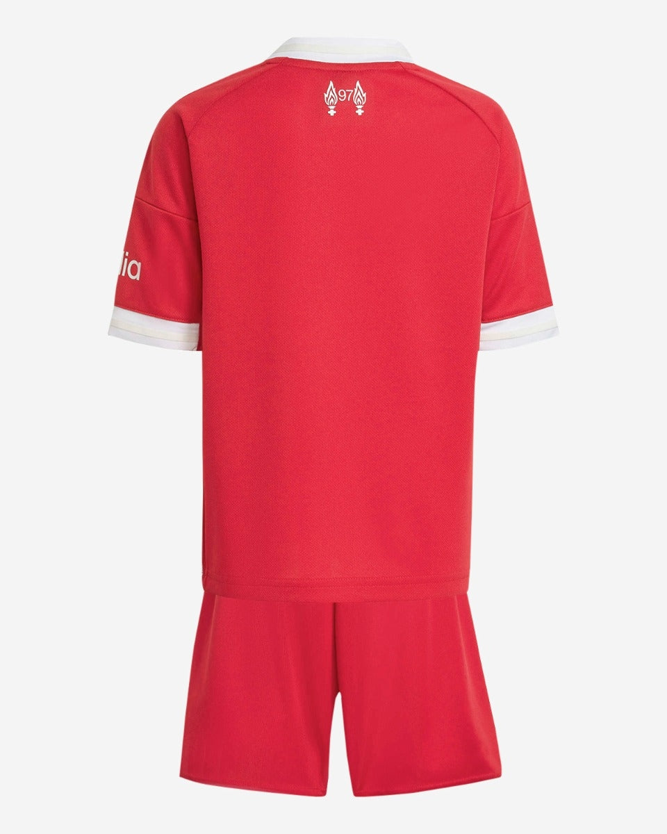 Liverpool Kids Home Soccer Jersey 2025/26 (Jersey+Shorts) Top Koszulki Pilka Sklep