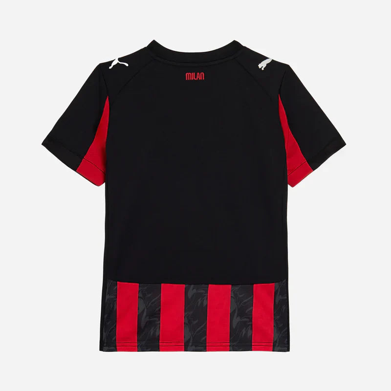 Koszulka piłkarska AC Milan dla dzieci (koszulka i spodenki) 2025/26 Top Koszulki Pilka Sklep