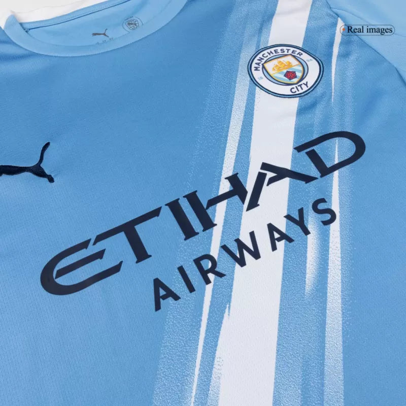 Manchester City Home Jersey Kit (Jersey+Shorts) 2025/26 Top Koszulki Pilka Sklep