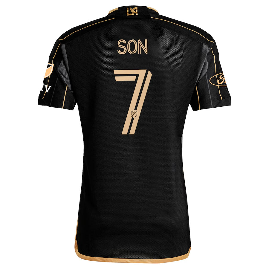 Fan Version Men's LAFC #7 Son Heung-Min Black Home 2024 Top Koszulki Pilka Sklep