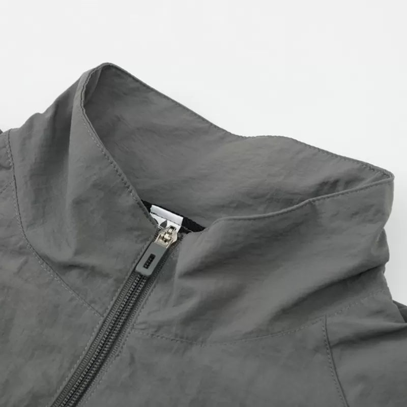 Real Madrid Windbreaker Jacket 2025/26 - Gray Top Koszulki Pilka Sklep