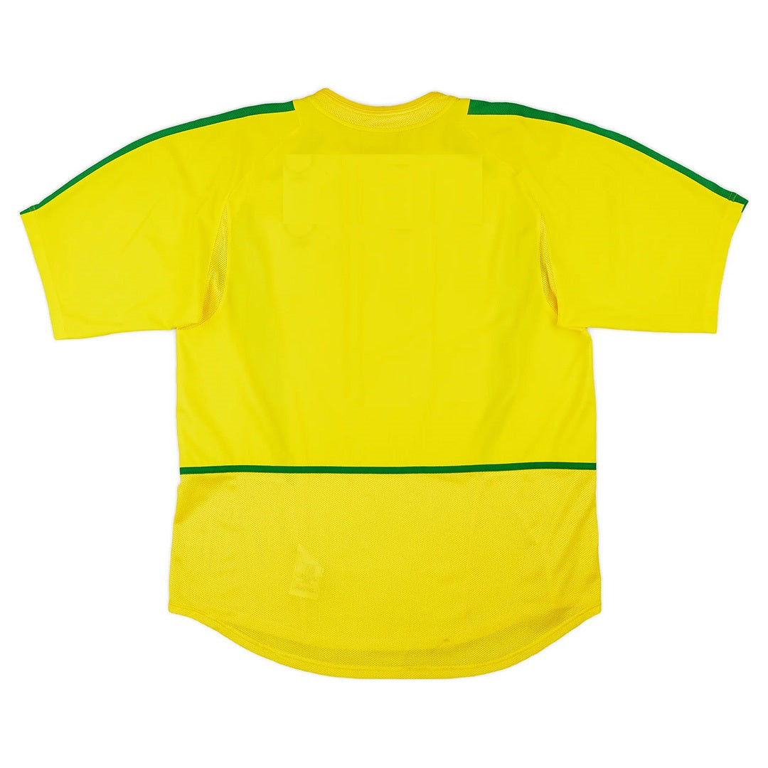 Brazil Home Retro Soccer Jersey 2002/03 Top Koszulki Pilka Sklep