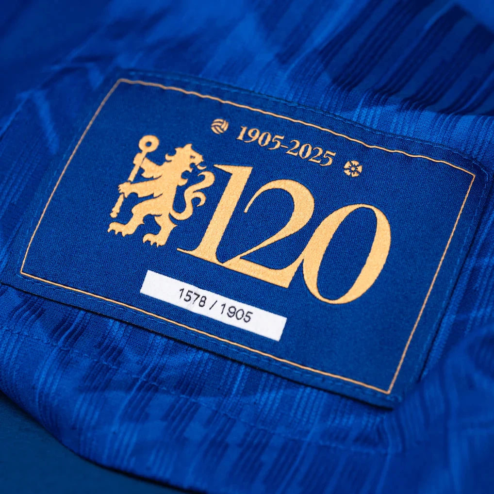 Koszulka piłkarska Chelsea Home Edition z okazji 120 rocznicy wersja dla graczy 2025/26 Top Koszulki Pilka Sklep