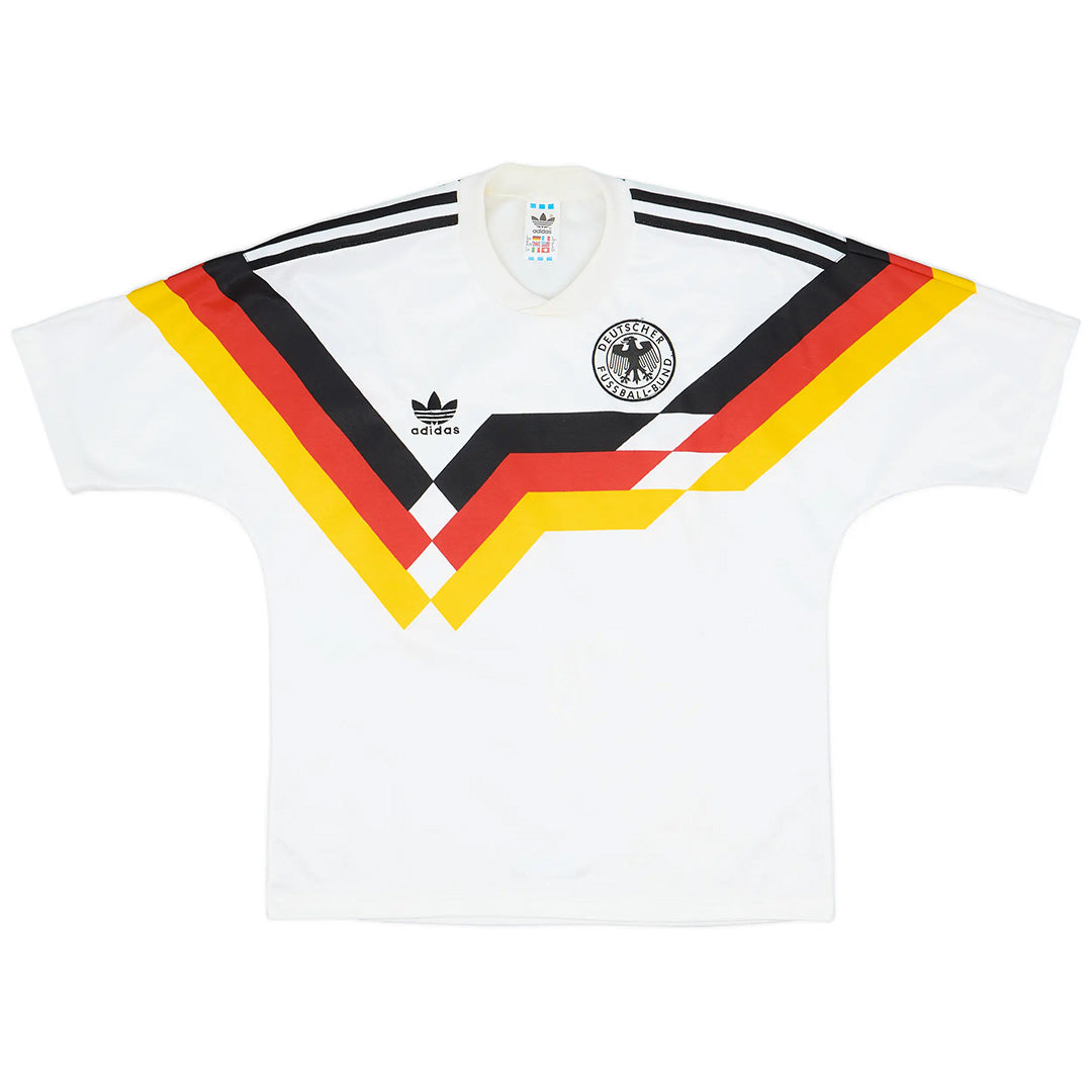 tanie koszulki piłkarskie Germany Home Retro 1990 Top Soccer World Shop