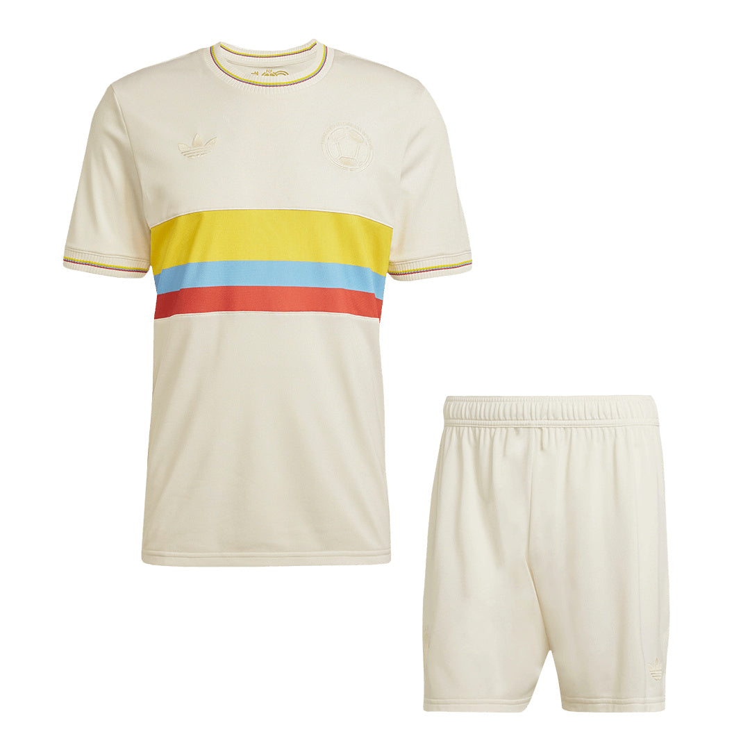 Men's Colombia 100th Anniversary Jersey (Jersey+Shorts) Kit 2024