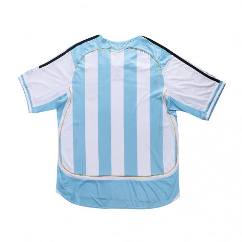 Argentina Home Retro Soccer Jersey 2006 Top Koszulki Pilka Sklep