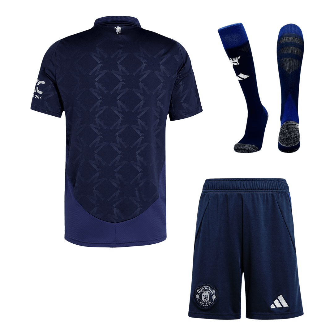 Manchester United Auswärtstrikot für Herren (Trikot + Shorts + Socken) 2024/25