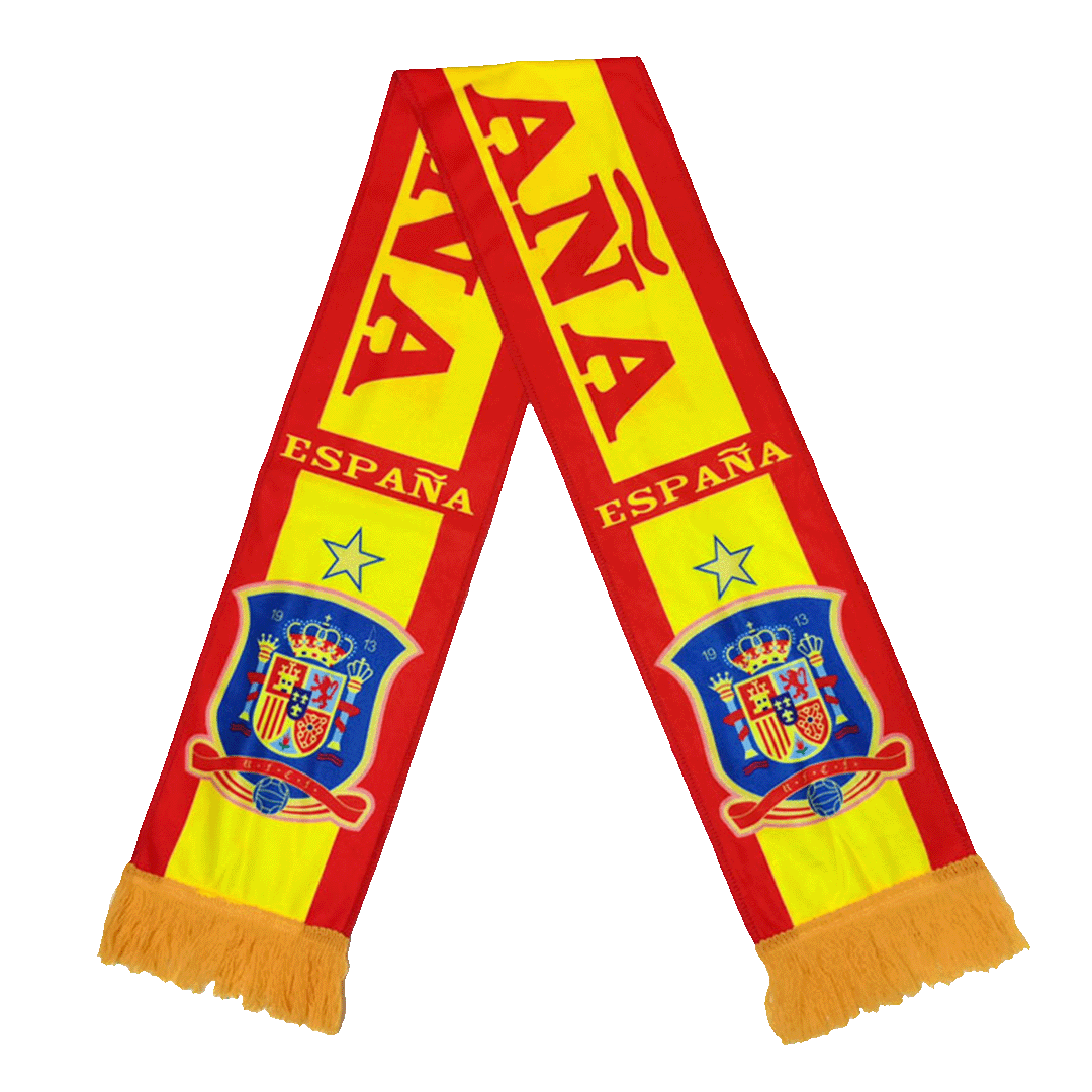Spanien Fußballschal rot