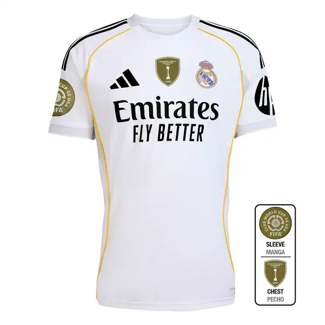 Real Madrid 2025/26 Domowa Koszulka Piłkarska Top Koszulki Pilka Sklep