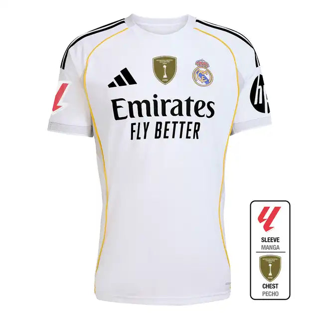 Real Madrid 2025/26 Domowa Koszulka Piłkarska Top Koszulki Pilka Sklep