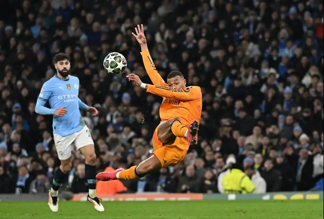 Mbappé’s Hat-Trick Eliminates Manchester City, Liverpool Draws at Villa in League Away Match.