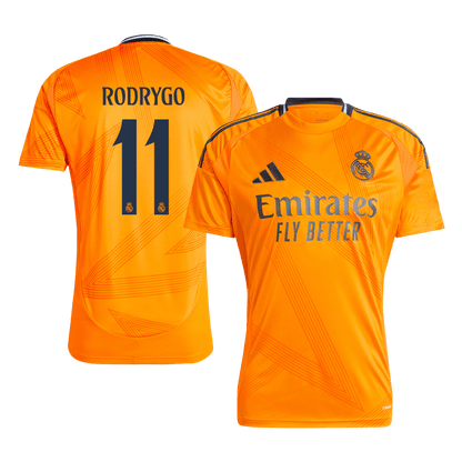 RODRYGO #11 Męska koszulka wyjazdowa Real Madrid 2024/25