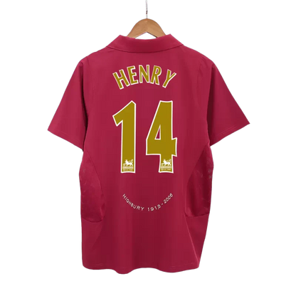 Retro HENRY #14 2005/06 Arsenal Home  Soccer Jersey Top Soccer Jerseys Store