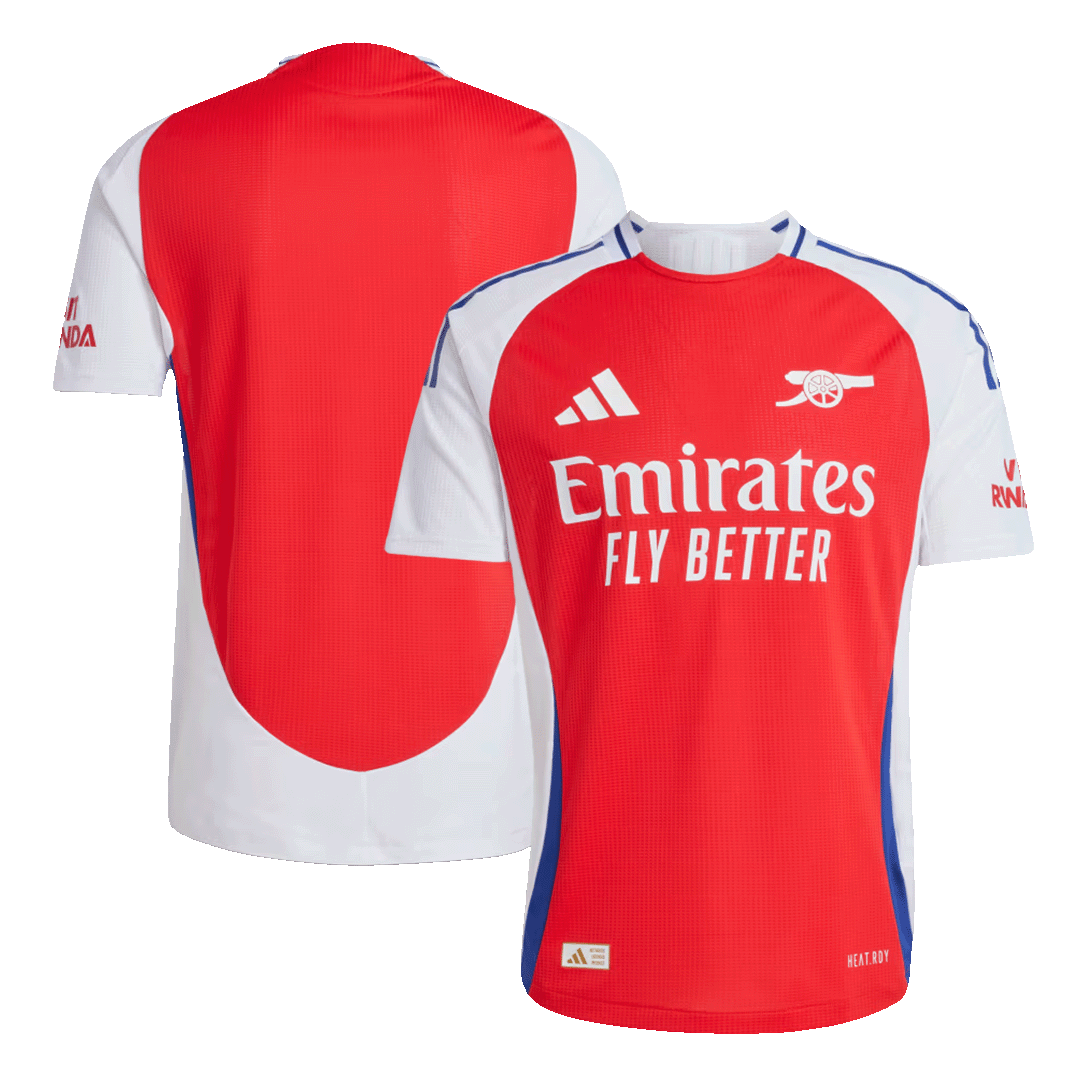 Hochwertiges Arsenal-Fußballtrikot für Herren, Heimspielerversion, 2024/25