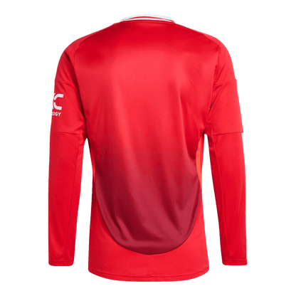 Manchester United Home Long Sleeve High Quality Football Shirt 2024/25