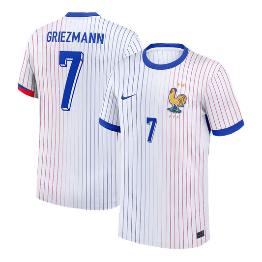 [Super Jakość] Męska France GRIEZMANN #7 Wyjazdowa Koszulka Piłkarska Euro 2024 Top Koszulki Pilka Sklep