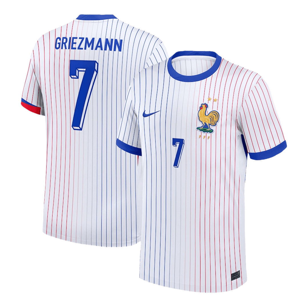 [Super Jakość] Męska France GRIEZMANN #7 Wyjazdowa Koszulka Piłkarska Euro 2024 Top Koszulki Pilka Sklep