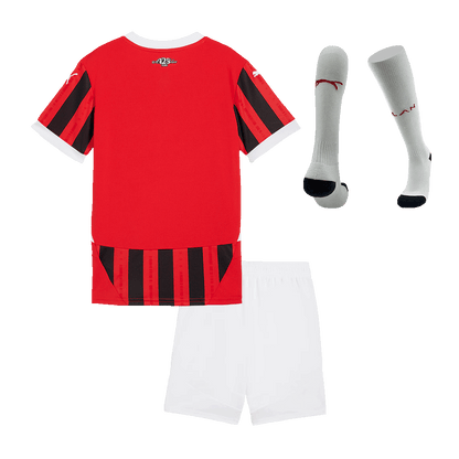 AC Milan 2024/25 Kids Home Kits (Jersey + Shorts + Socks)