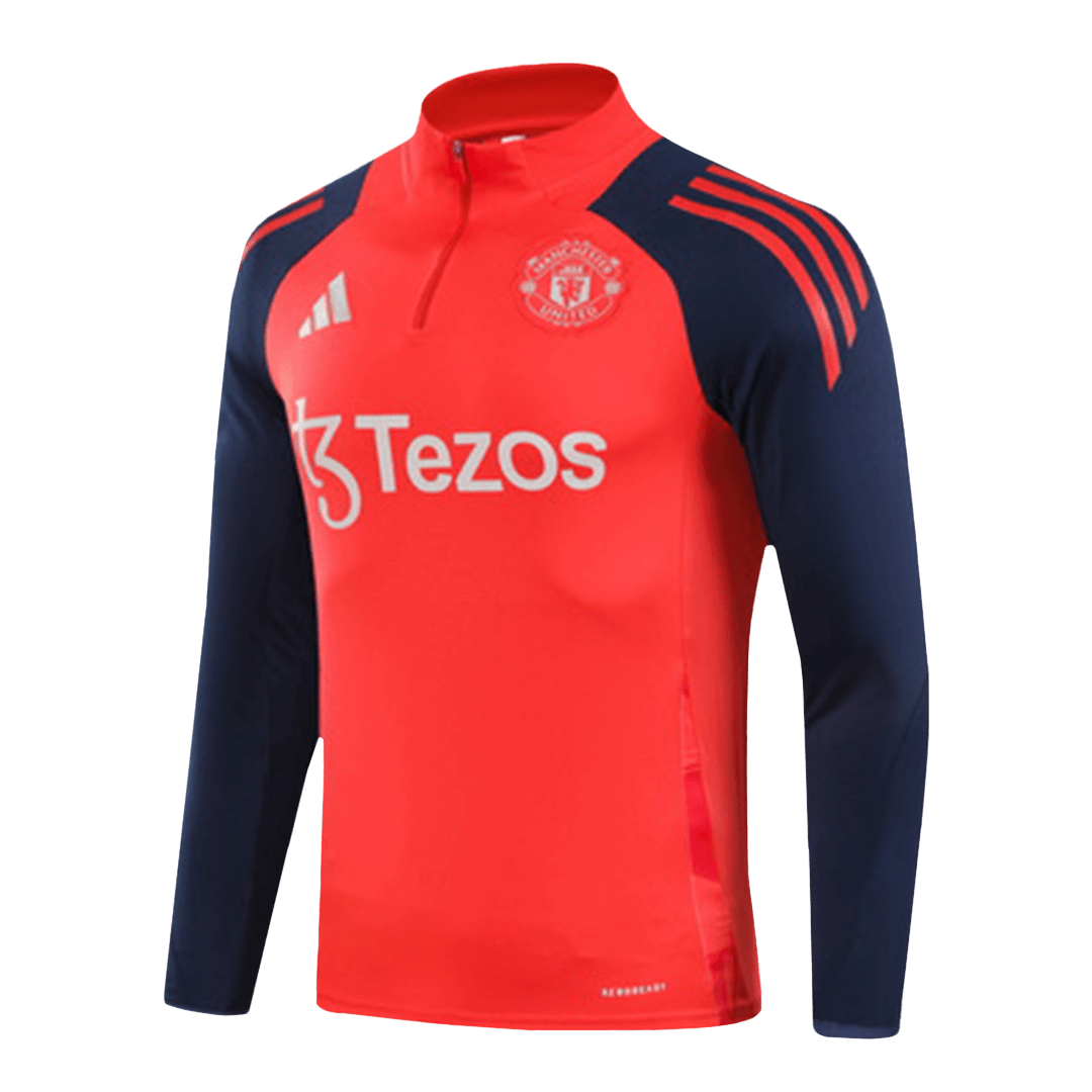 Manchester United Zip-Up-Set (Oberteil + Hose) für Herren 2024/25