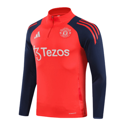 Men's Manchester United Zip-Up Set (Top + Pants) 2024/25