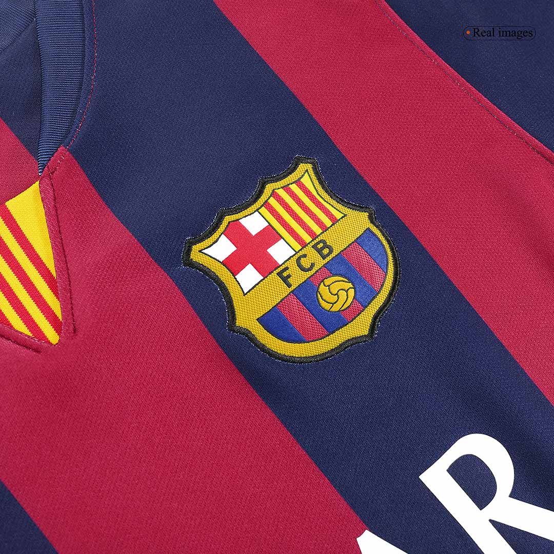 Retro-Fußballtrikot Barcelona Heim 14/15 MESSI #10 für Herren