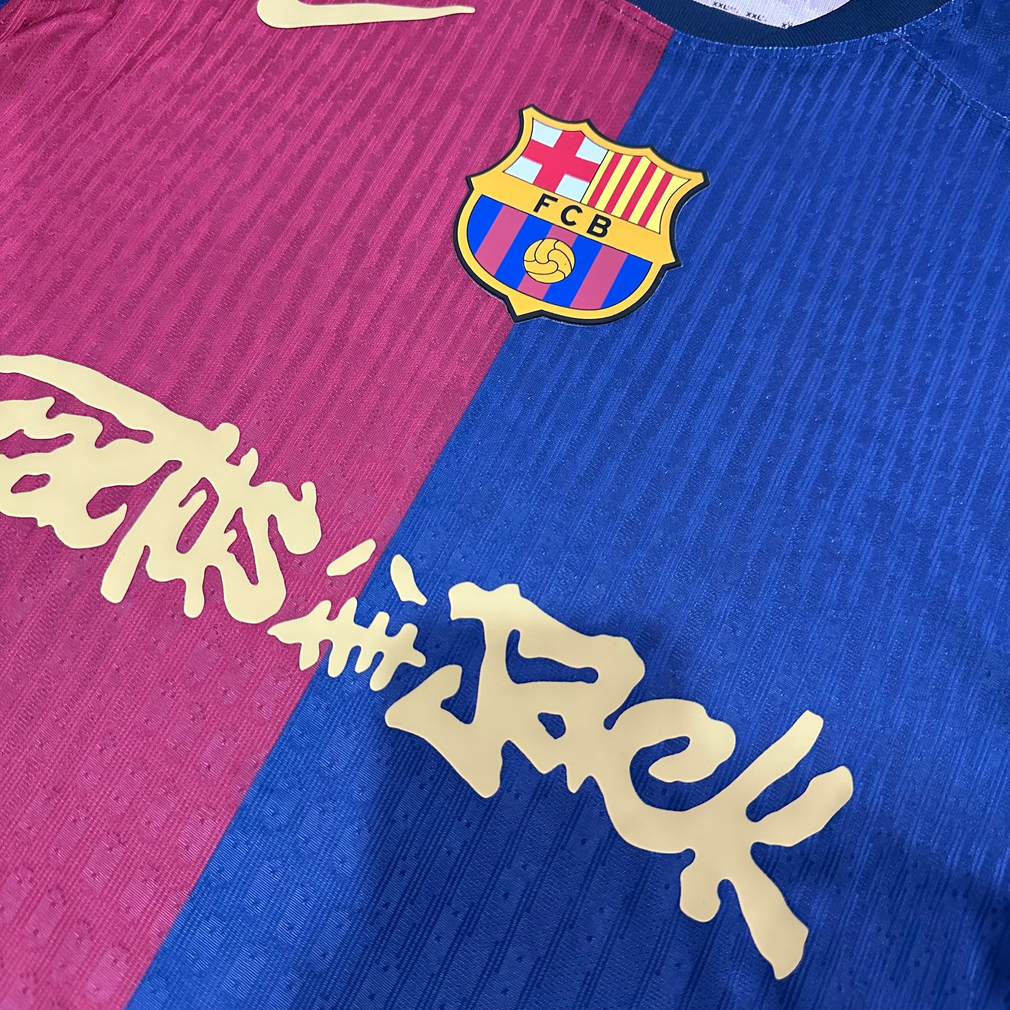 Wersja gracza FC Barcelona x Travis Scott Edycja limitowana 2024/25 Koszulka