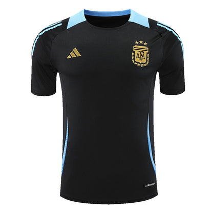 Men's Argentina Pre-Match Training Soccer Jersey Copa América 2024 Top Koszulki Pilka Sklep