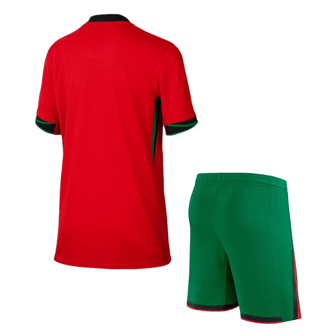Dziecięcy zestaw koszulek domowych Portugalii (koszulka + spodenki) Euro 2024 Top Koszulki Pilka Sklep