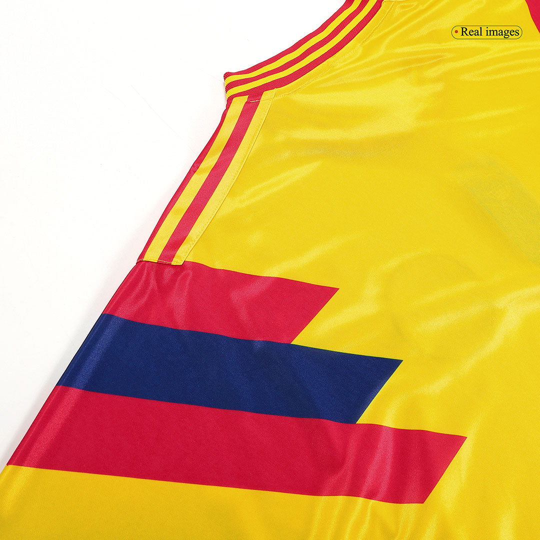 Colombia Home Retro Soccer Jersey 1990